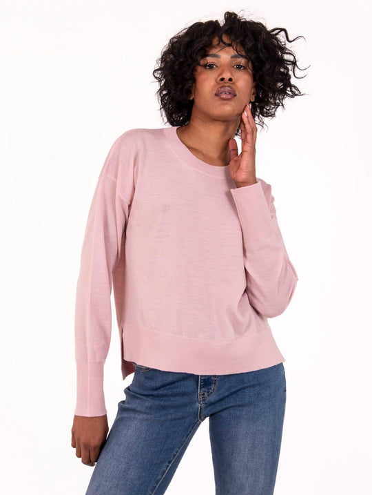 Pull Daniele Fiesoli in Pura Lana Merinos Rosa
