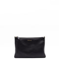 Mini Pochette Coccinelle Best Crossbody aus schwarzem Leder