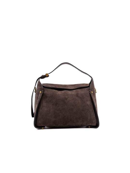 Penelope Gianni Chiarini Bag in Suede Moka