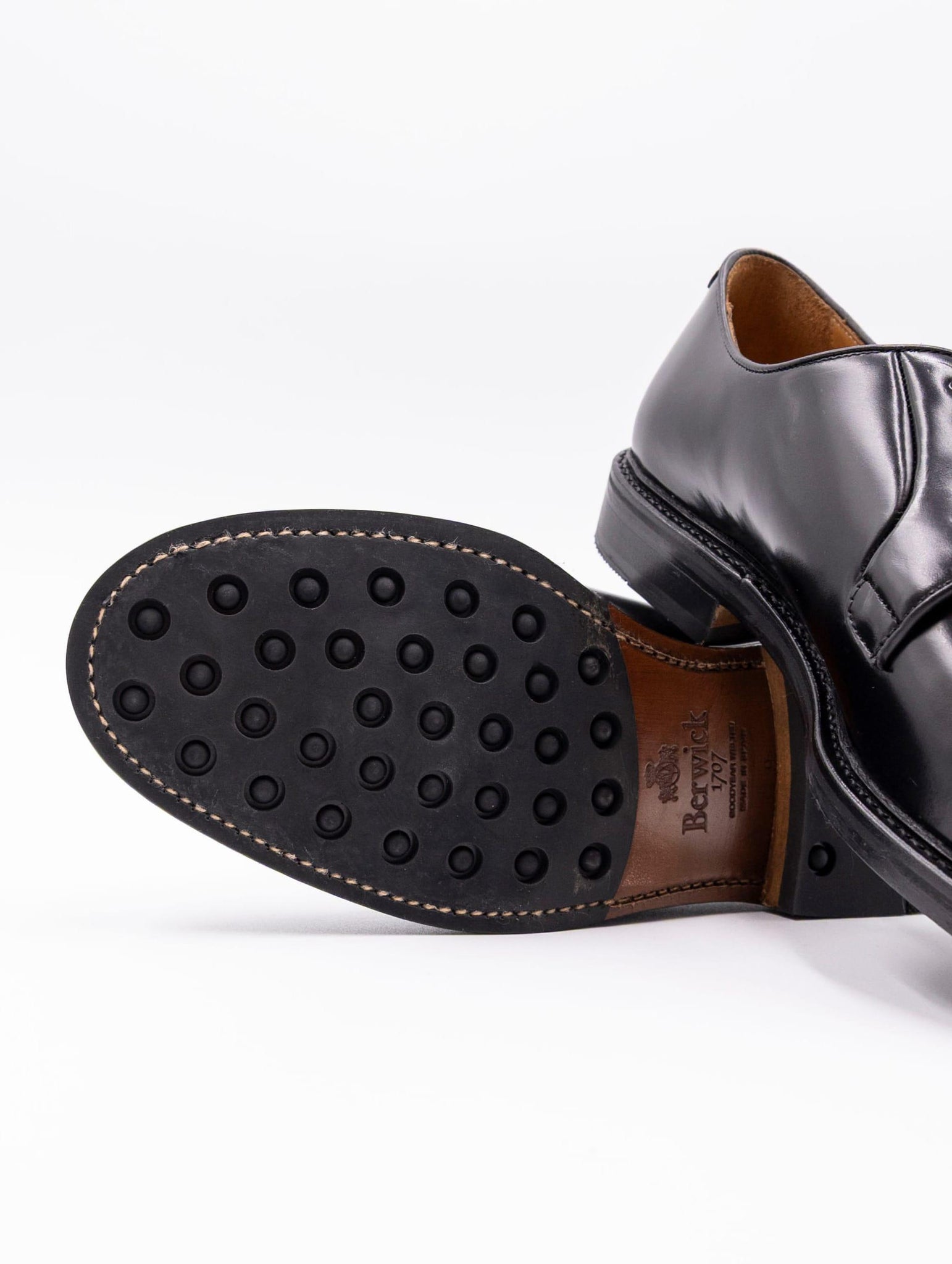 Derby Goodyear Berwick 1707 Pelle Nero 4406HO234ANTIKNEGRO Berwick 1707