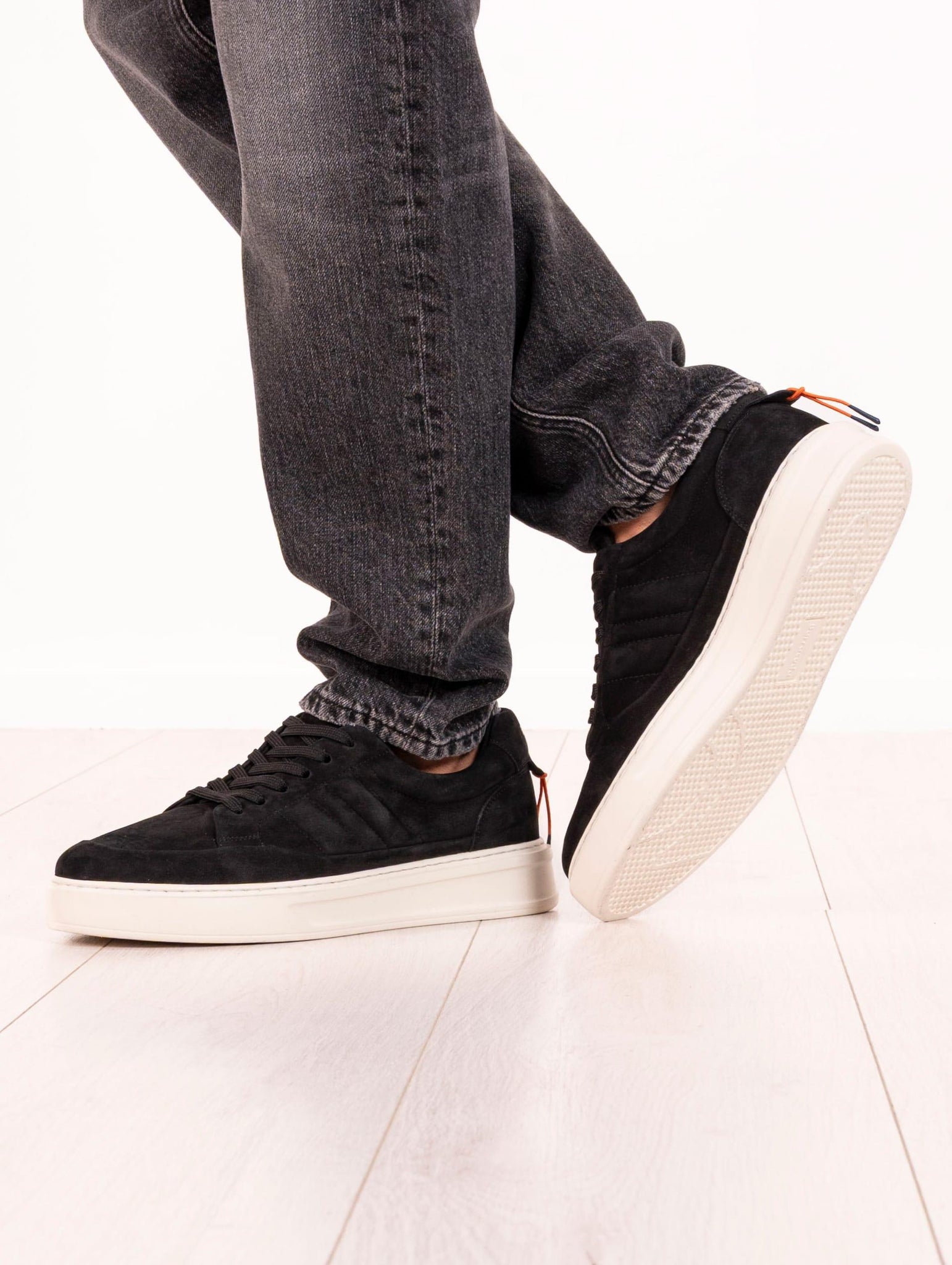 Sneakers Barracuda in Nabuk Nero BU3565900 Barracuda