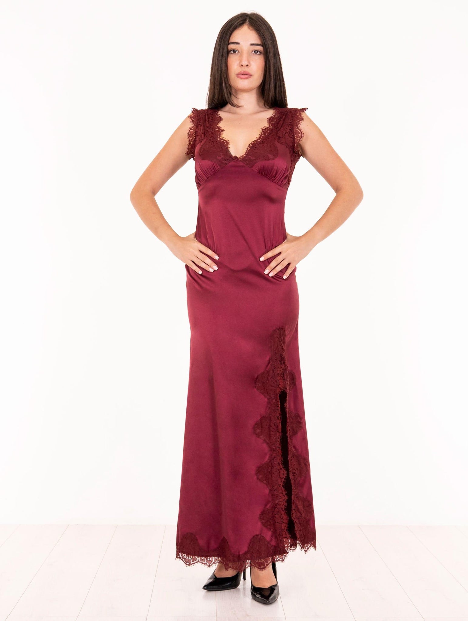 Abito Nosecrets Raso Ciliegia 253NS028CILI NoSecrets