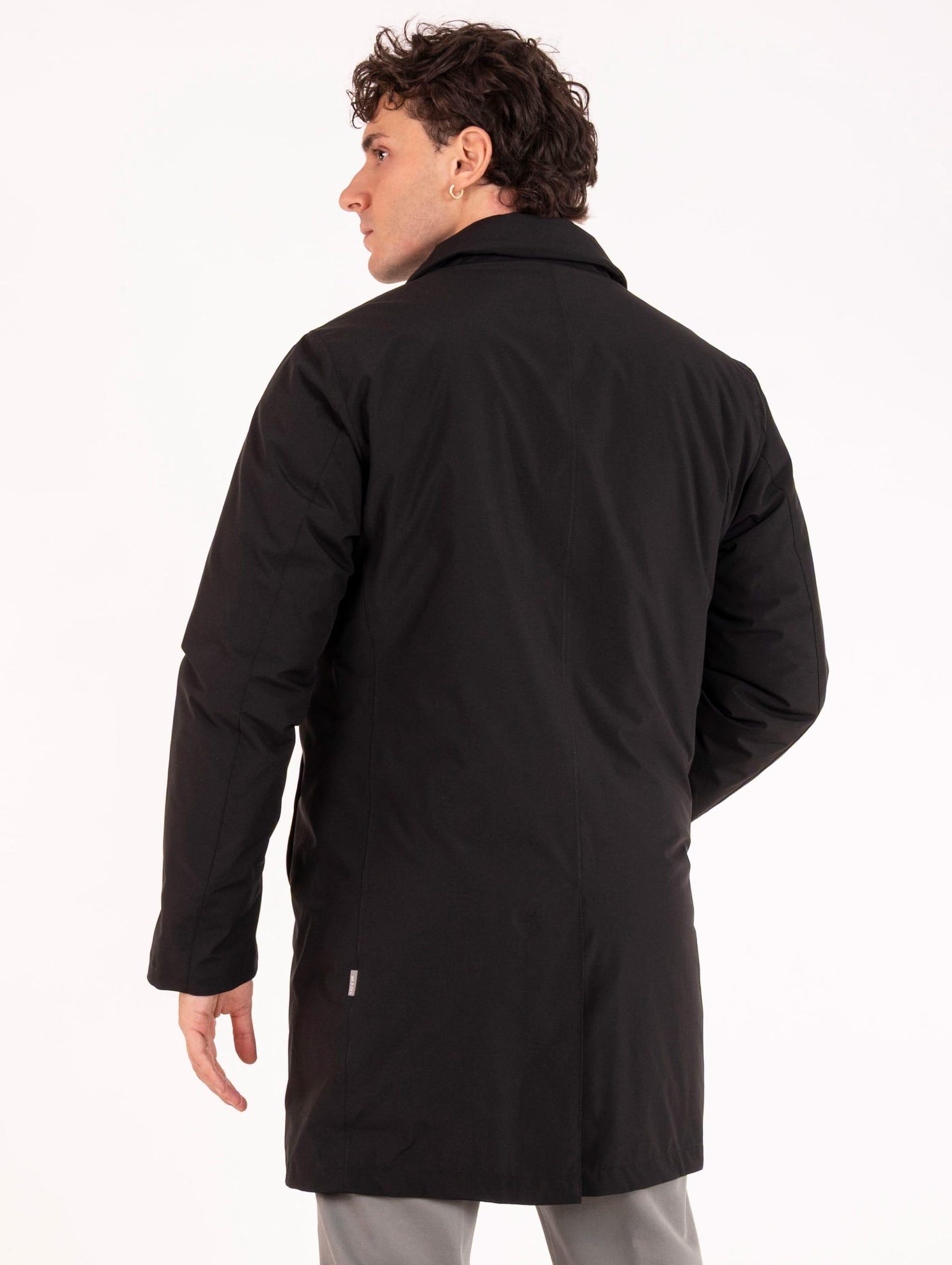 Giubbotto Benson AT.P.CO. in Tessuto Tecnico Nero BENSON44N053999 AT.P.CO