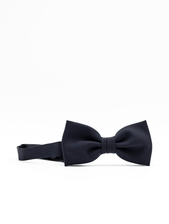 Papillon für Zeremonien Luigi Bianchi Mantova aus reiner Wolle und Mohair Nachtblau