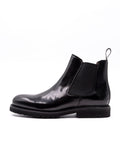 Berwick 1707 Beatles Schuhe aus schwarzem Glattleder