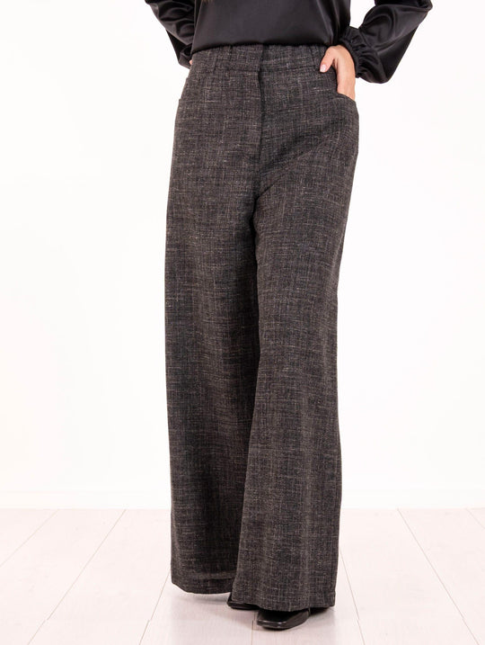 Pantalone Alysi Graniglia Wool Carbone