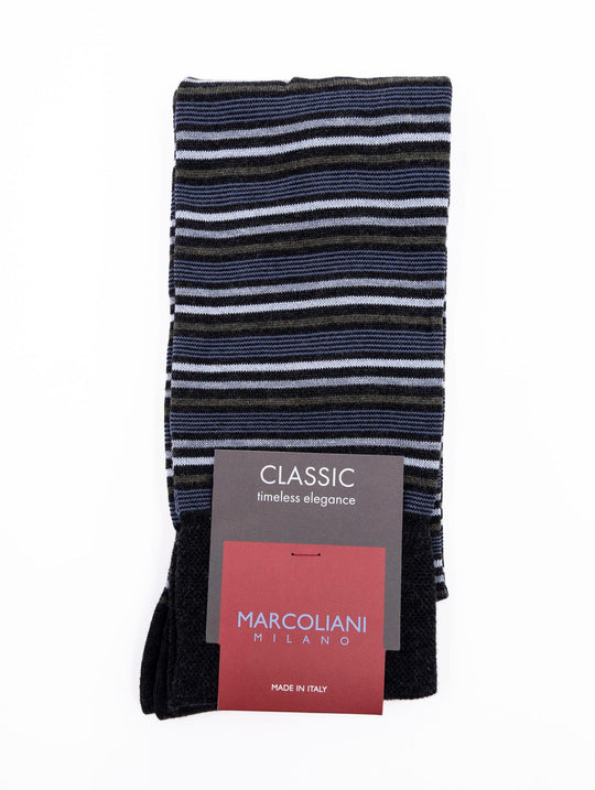 Calzini Marcoliani Milano Classic in Pima Cotton Multicolore