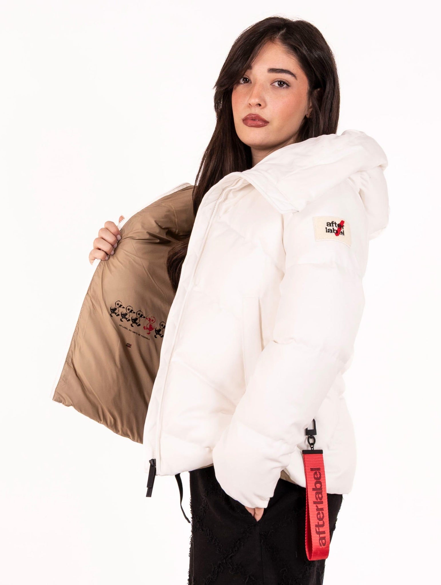 Piumino Helsinki After Label Bianco HELSINKIW01010 After Label