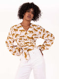 Blusa Beatrice Four Stroke in Viscosa Animalier