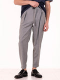 Pantalone White Sand in Misto Lana Grigio Melange