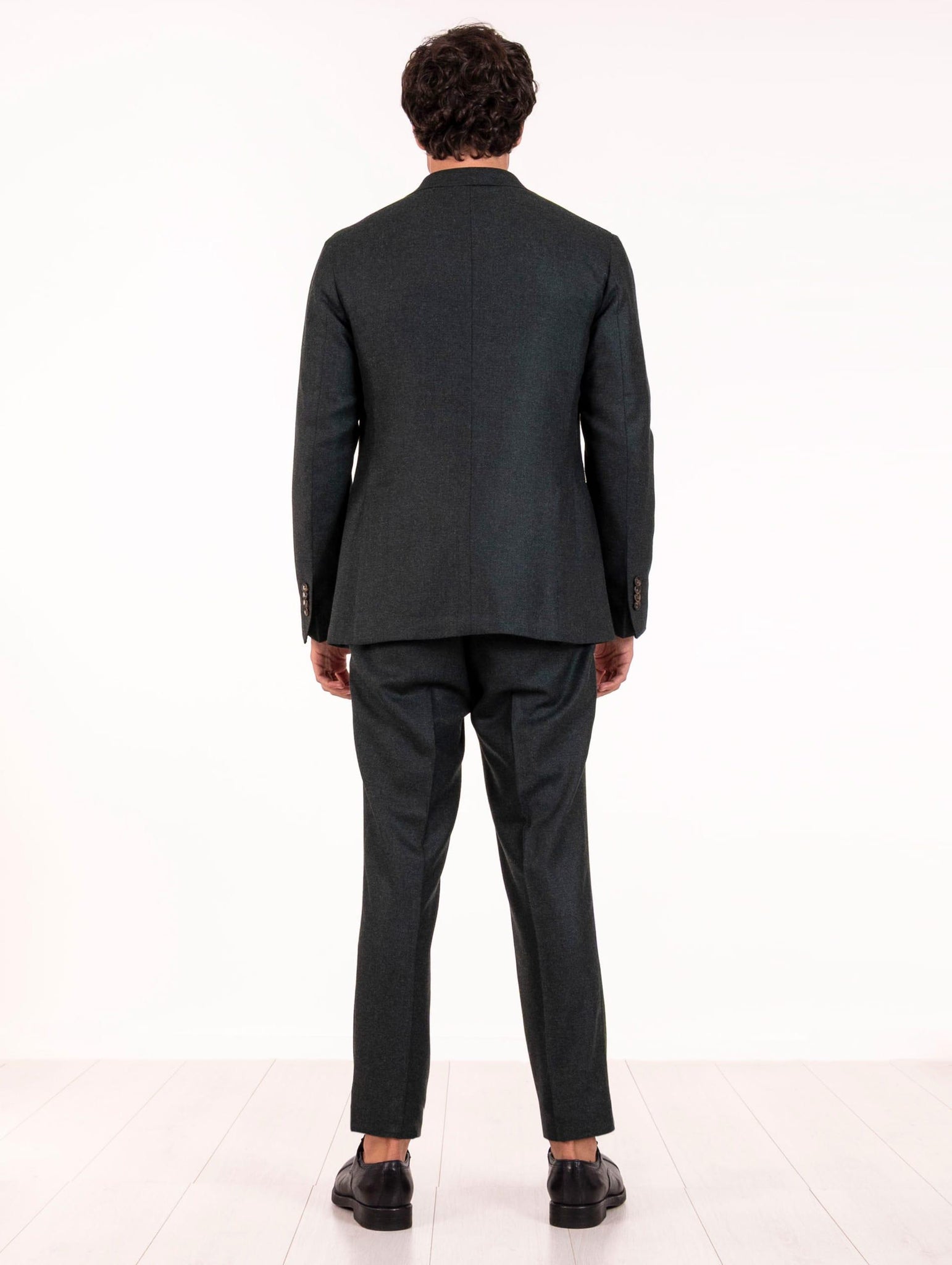 Abito Sartoriale Doppiopetto Four Stroke in Lana Vergine Verde APARIGI1/13105836 Four Stroke