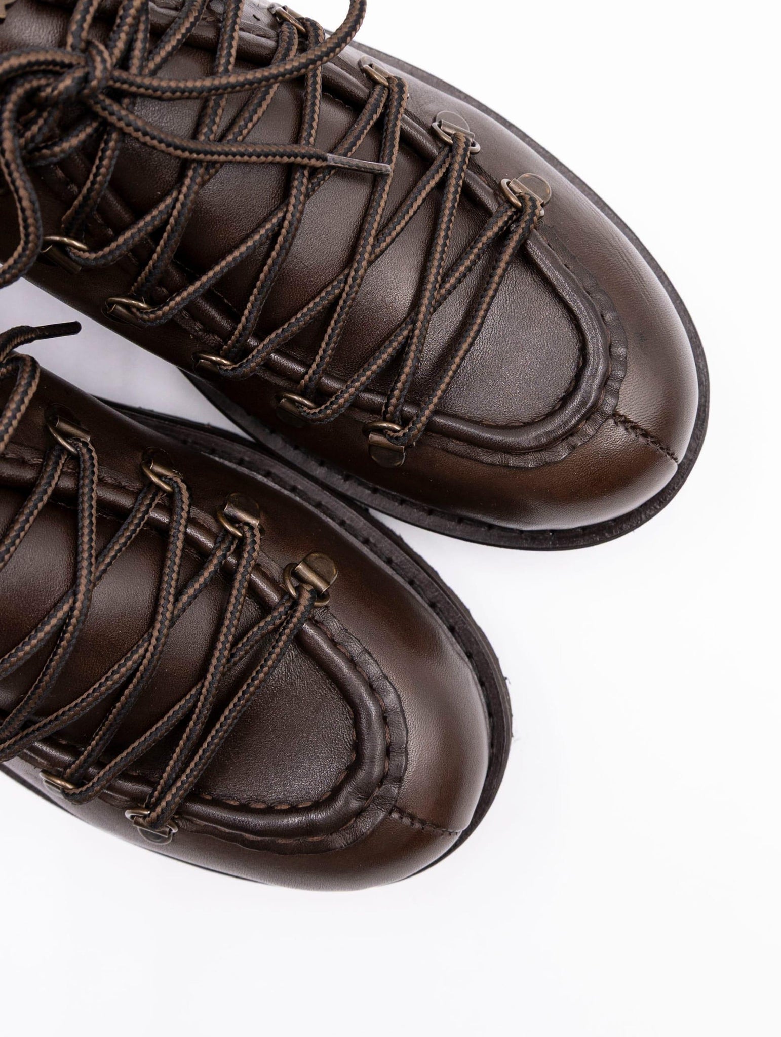 Stringata Merano Calf in Pelle Marrone MERANOCALFBRO Kjore Project