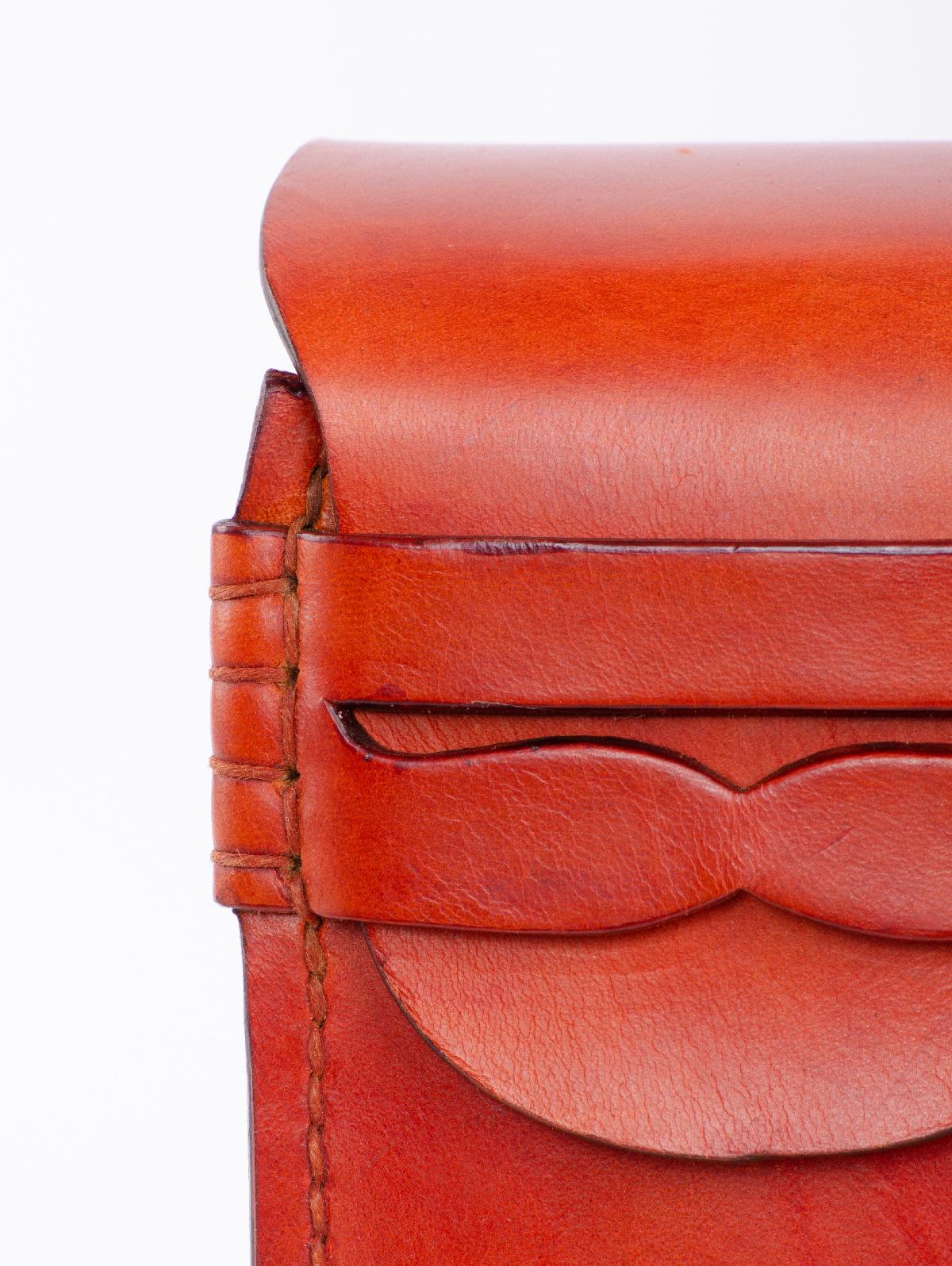 Set Turms In Pelle Turms MINI LEATHER TRAVELROSSO Turms