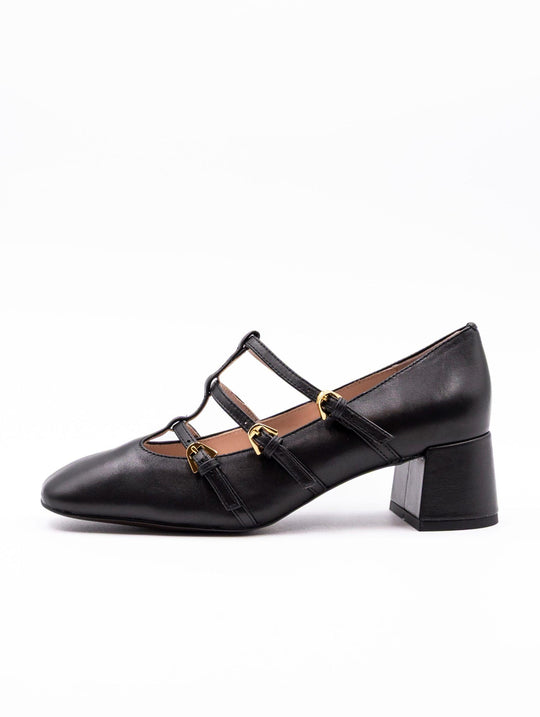 Sven Coccinelle Schuh aus schwarzem Leder