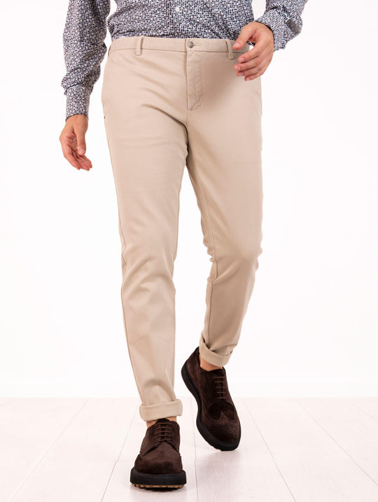Pantalone Sasa AT.P.CO. in Cotone Piquet Ecru
