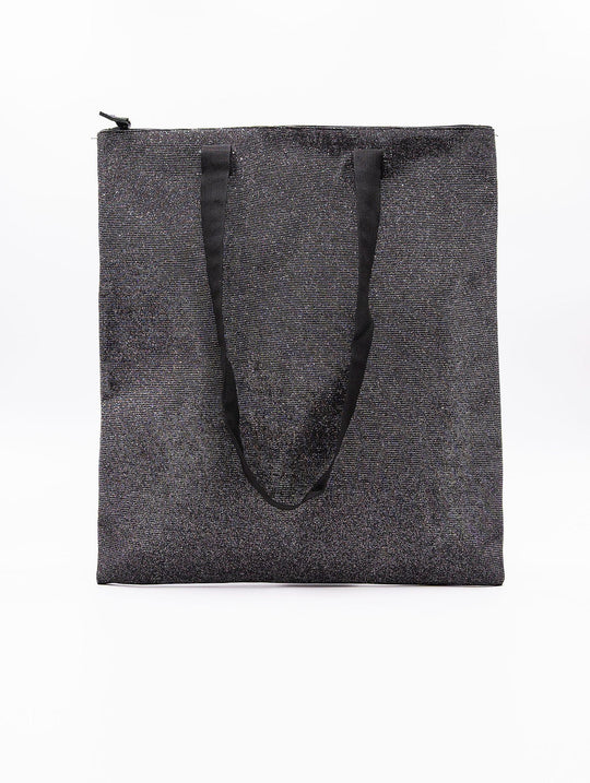 Small Zip L'aura Dark Gray Shopping Bag
