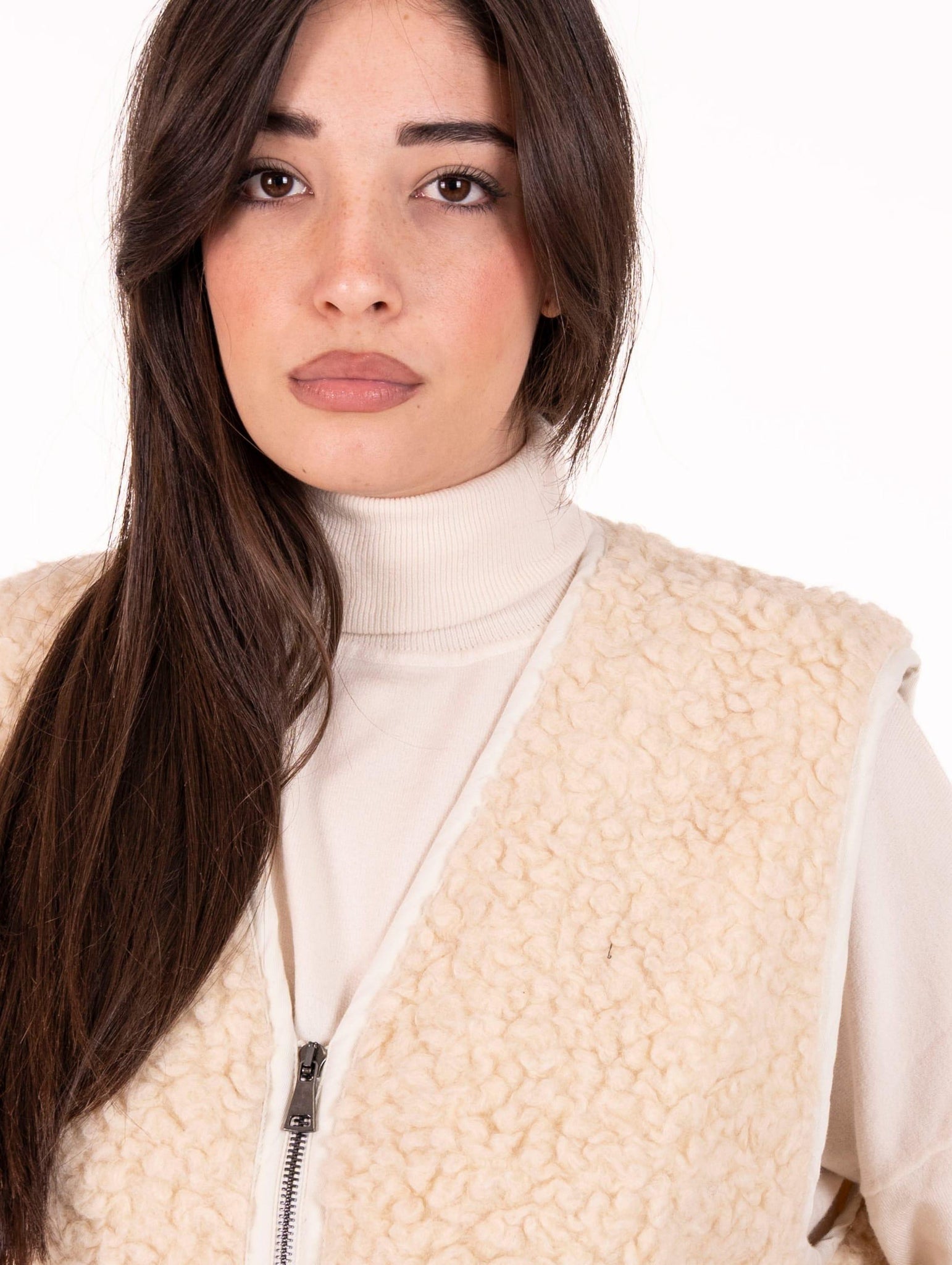 Gilet Maison Crazy Worker Teddy Panna MORW12UGIL00W3791 MCW 3.2