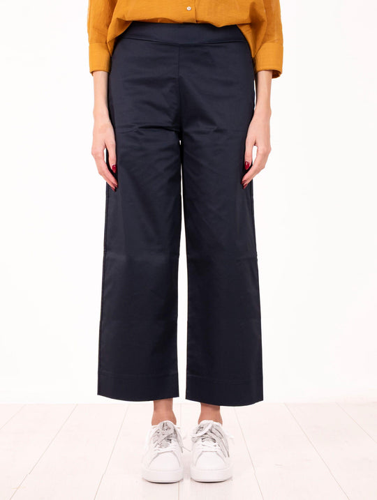 Pantalone Alpha Studio in Cotone Blu Notte