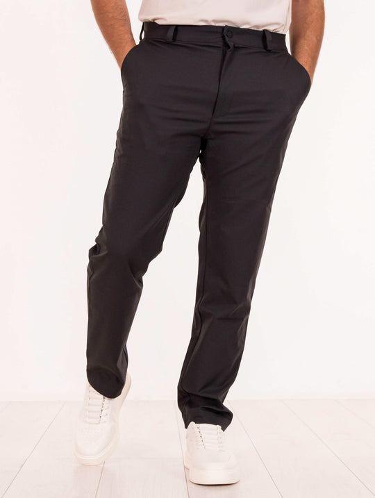 Pantalone Elia K-Way in Twill Elasticizzato Nero