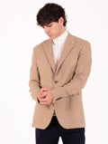 L.B.M. 1911 Jacket in Beige Melange Cotton