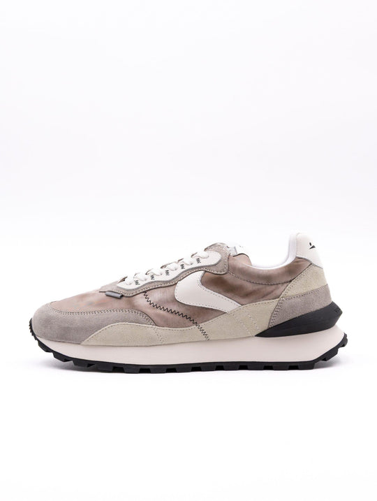 Qwark Hype Man Voile Blanche Gray and Beige Sneakers