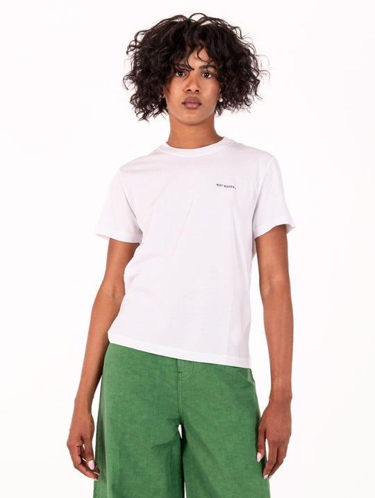T-shirt Roy Roger's in Supima Cotton Bianca