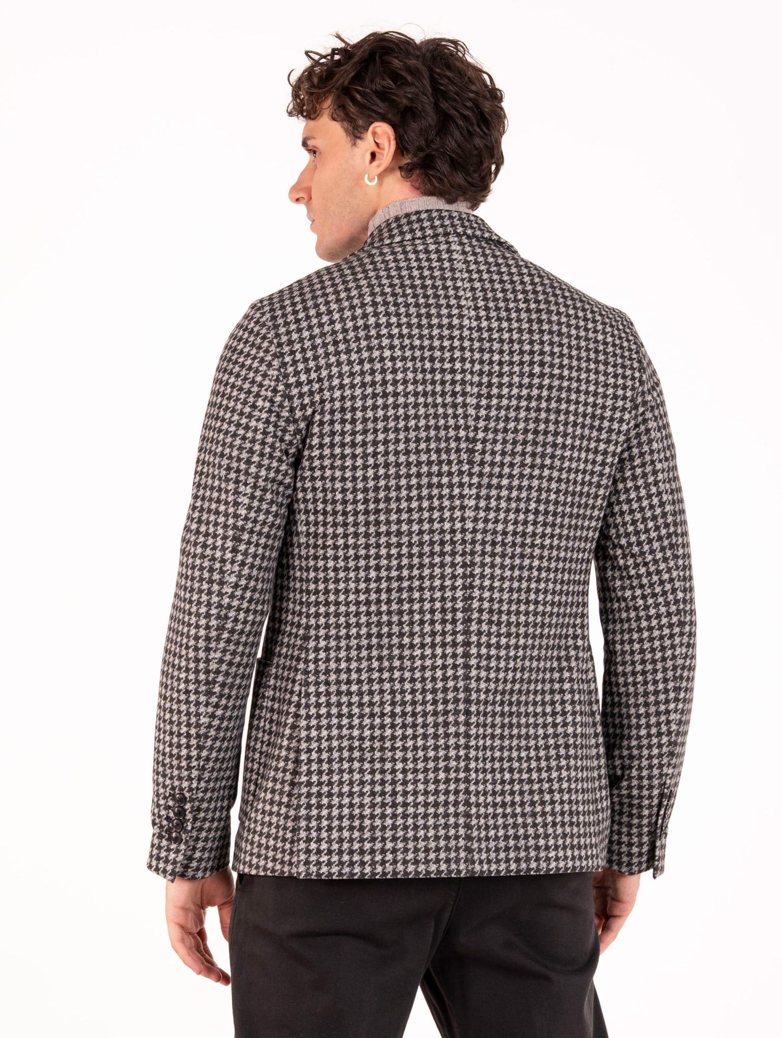 Giacca Circolo 1901 in Cotone Pied de Poule Grigio e Nero CN5012NERO Circolo 1901