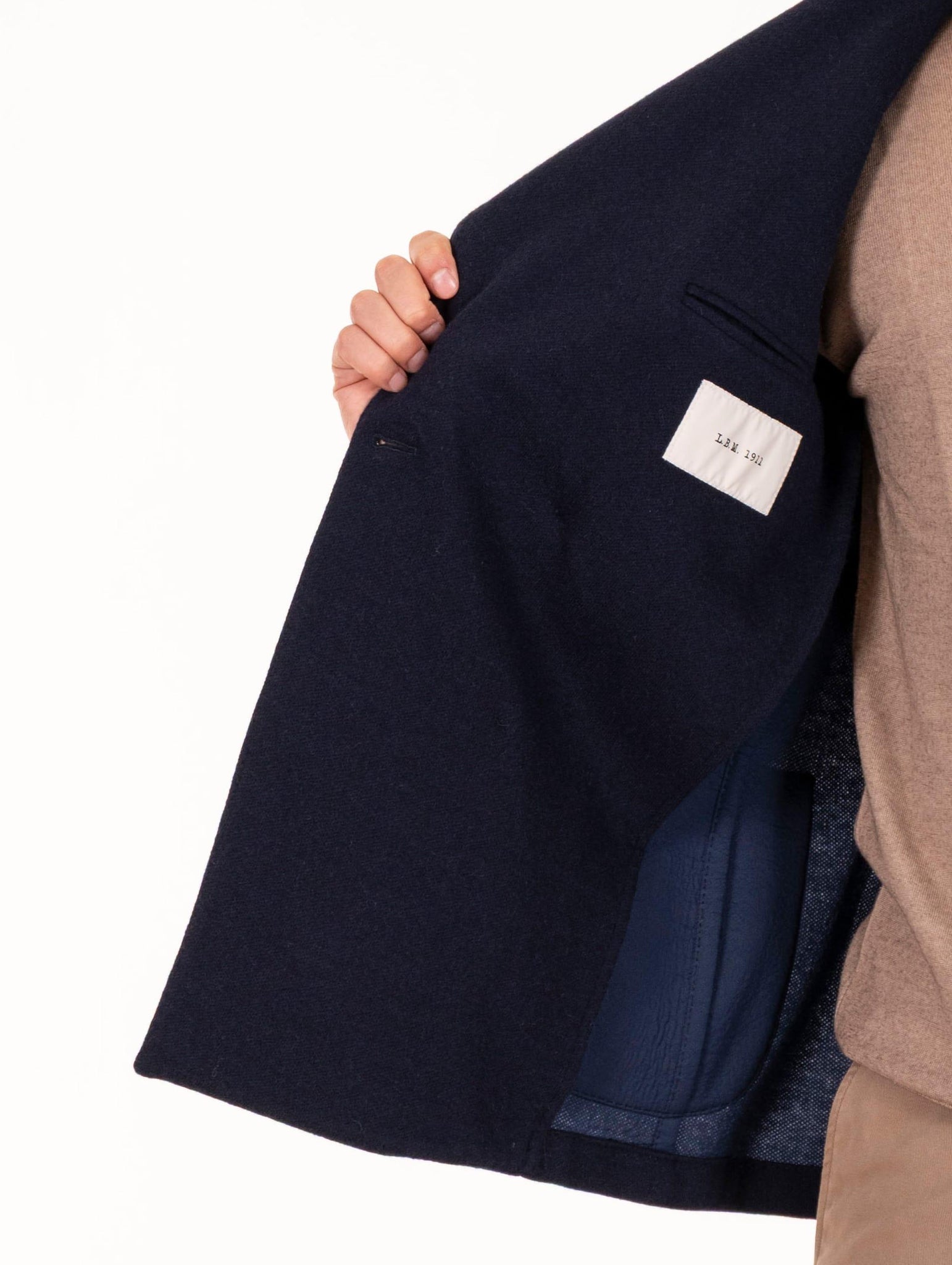 Giacca Doppiopetto L.B.M. 1911 in Misto Cashmere Blu 28135570904 L.B.M. 1911