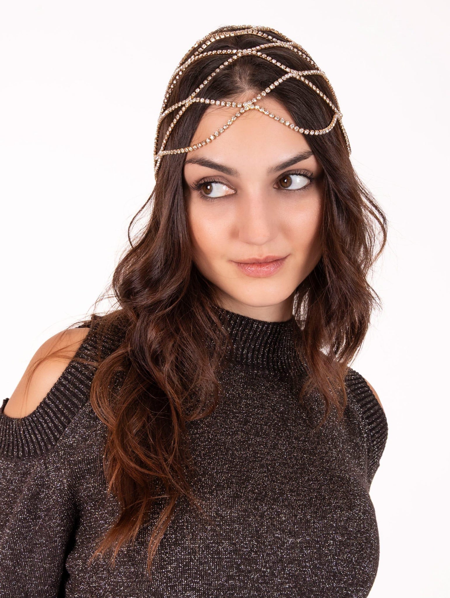 Copricapo No Secrets Strass Oro 253NA037GOLD NoSecrets