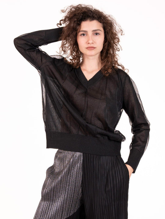 Maglia Alpha Studio in Garza Nera