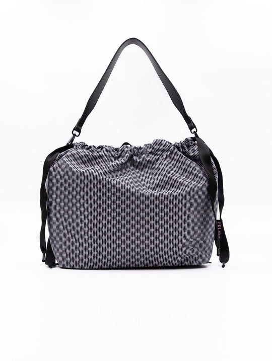 Borsa Zaino Fri-Yay in Tessuto Tecnico Grigio e Nero