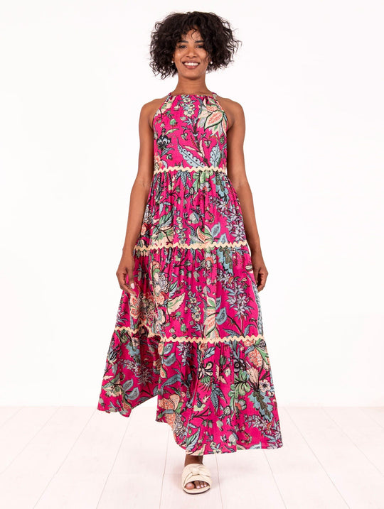 Abito Eva Four Stroke in Cotone Fucsia