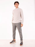 Sasa AT.P.CO. Pants in Grey Piquet Cotton