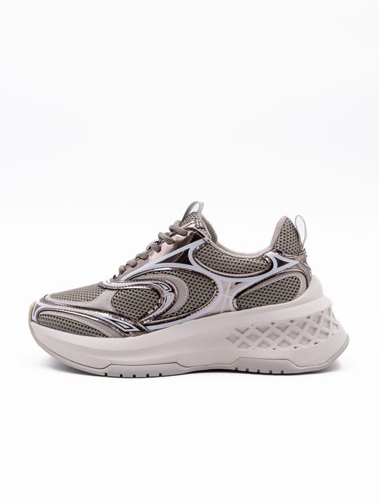 Sneakers Emanuelle Vee Peltro e Grigio