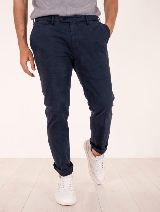 Pantalone Devorè für Four Stroke aus Baumwolle in Navy