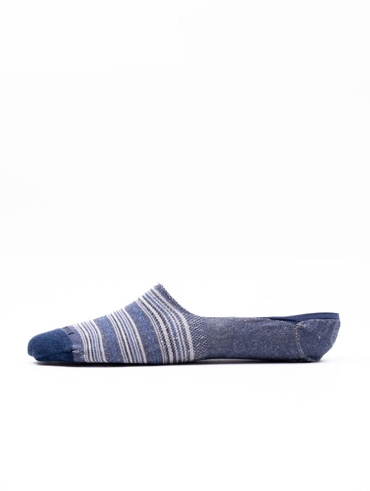 Fantasmini Marcoliani Invisible Touch in Cotone a Righe Denim e Bianco
