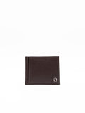 Portafoglio Micron Orciani in Pelle con Clip Ferma-Banconote Ebano