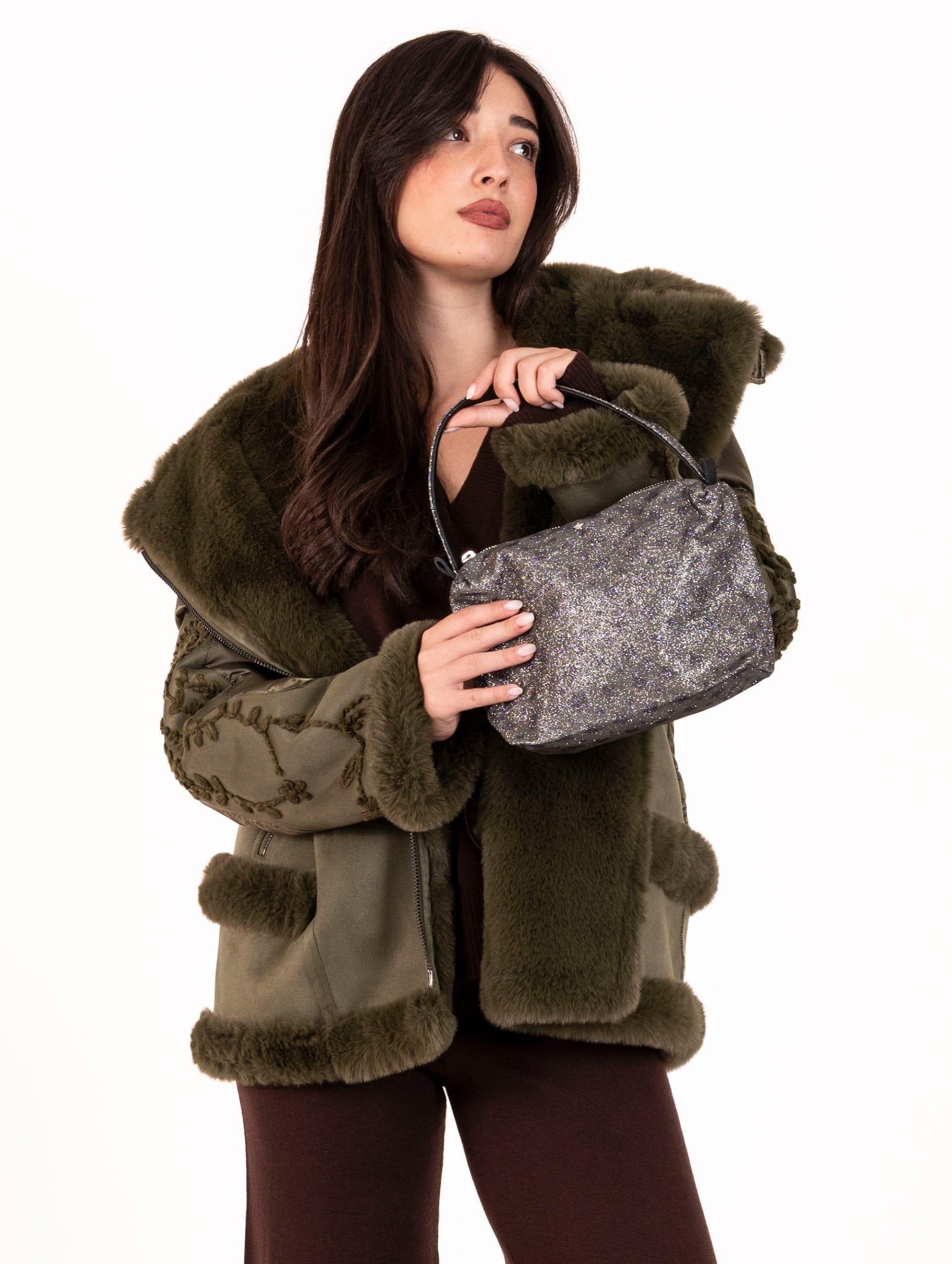 Borsa Astuccio Baby L'aura Stelle Verde ASTUCCIOBABYGSM L'AURA