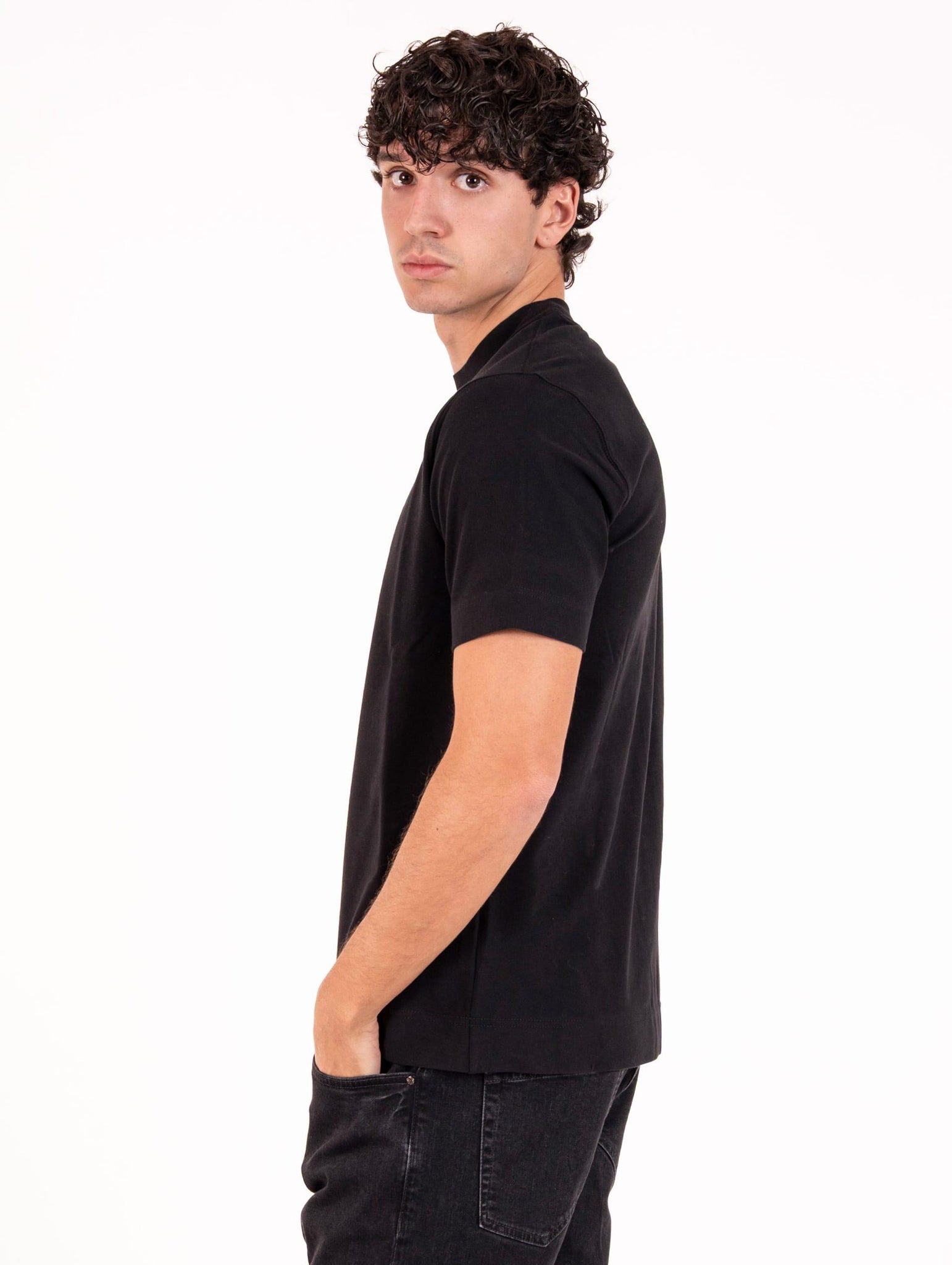 T-Shirt Circolo 1901 Raglan in Jersey Nero CN4952NERAS Circolo 1901