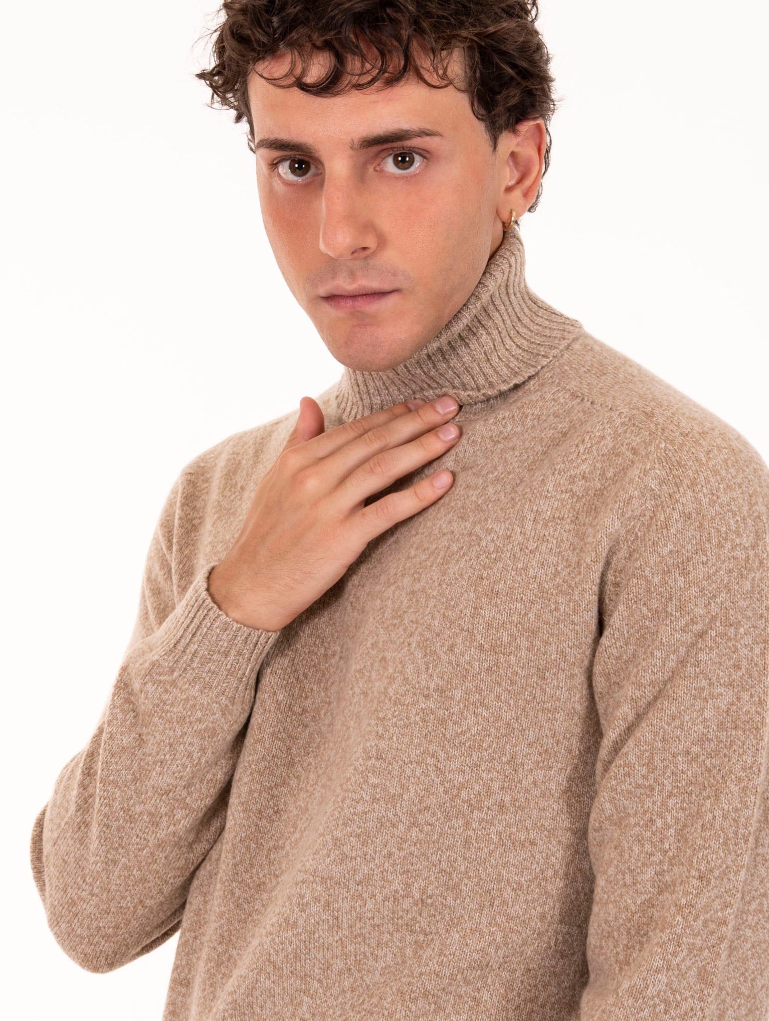 Dolce Vita Zanieri in Lana Cashmere Sabbia Melange CG-DVU-350152569 Zanieri