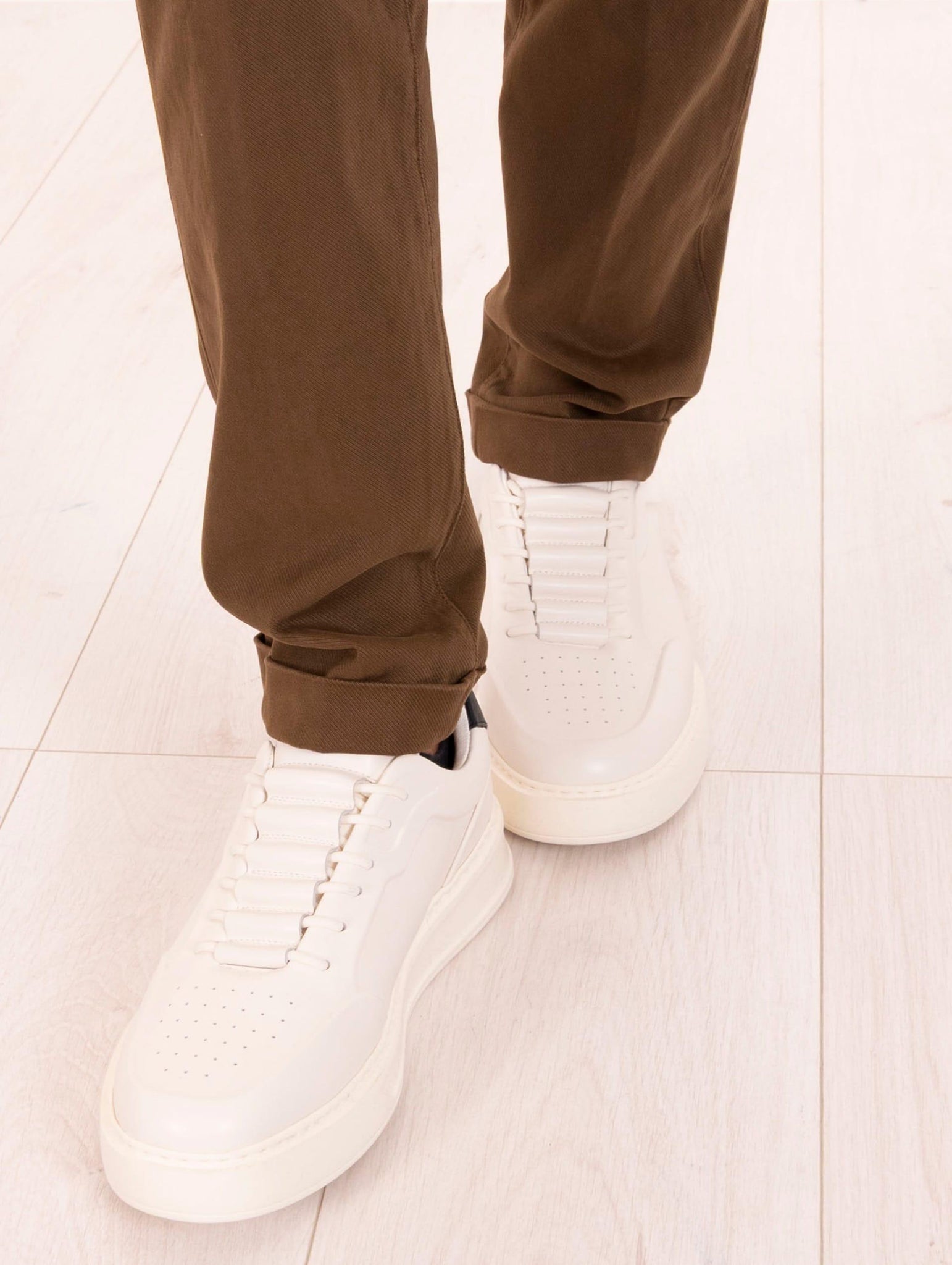 Pantalone Re-Hash in Cotone e Tencel Tabacco P2492417JM4604 Re-Hash