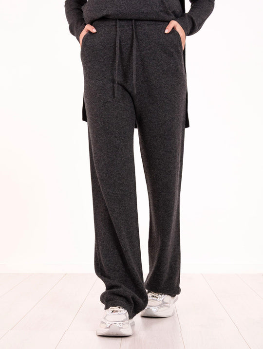 Pantalone Alpha Studio in Lana e Cashmere Antracite