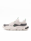 Sneaker Big Bang Point3 in Pelle e Tessuto Bianca
