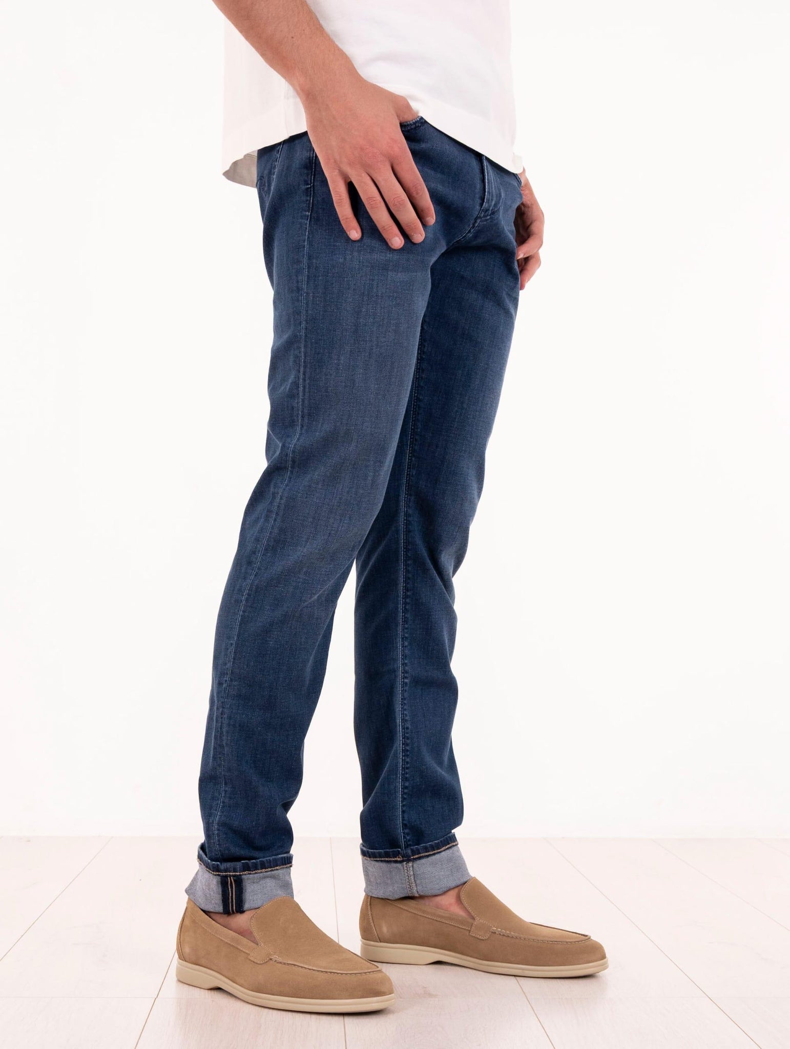 Denim Re-Hash in Cotone Denim Scuro P0152D589Z5 Re-Hash