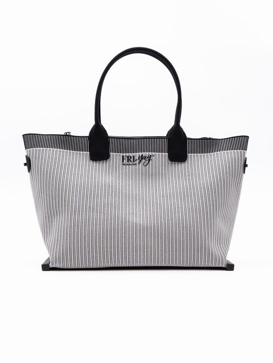 Borsa Fri-Yay Marta in Maglia Bianco e Nero