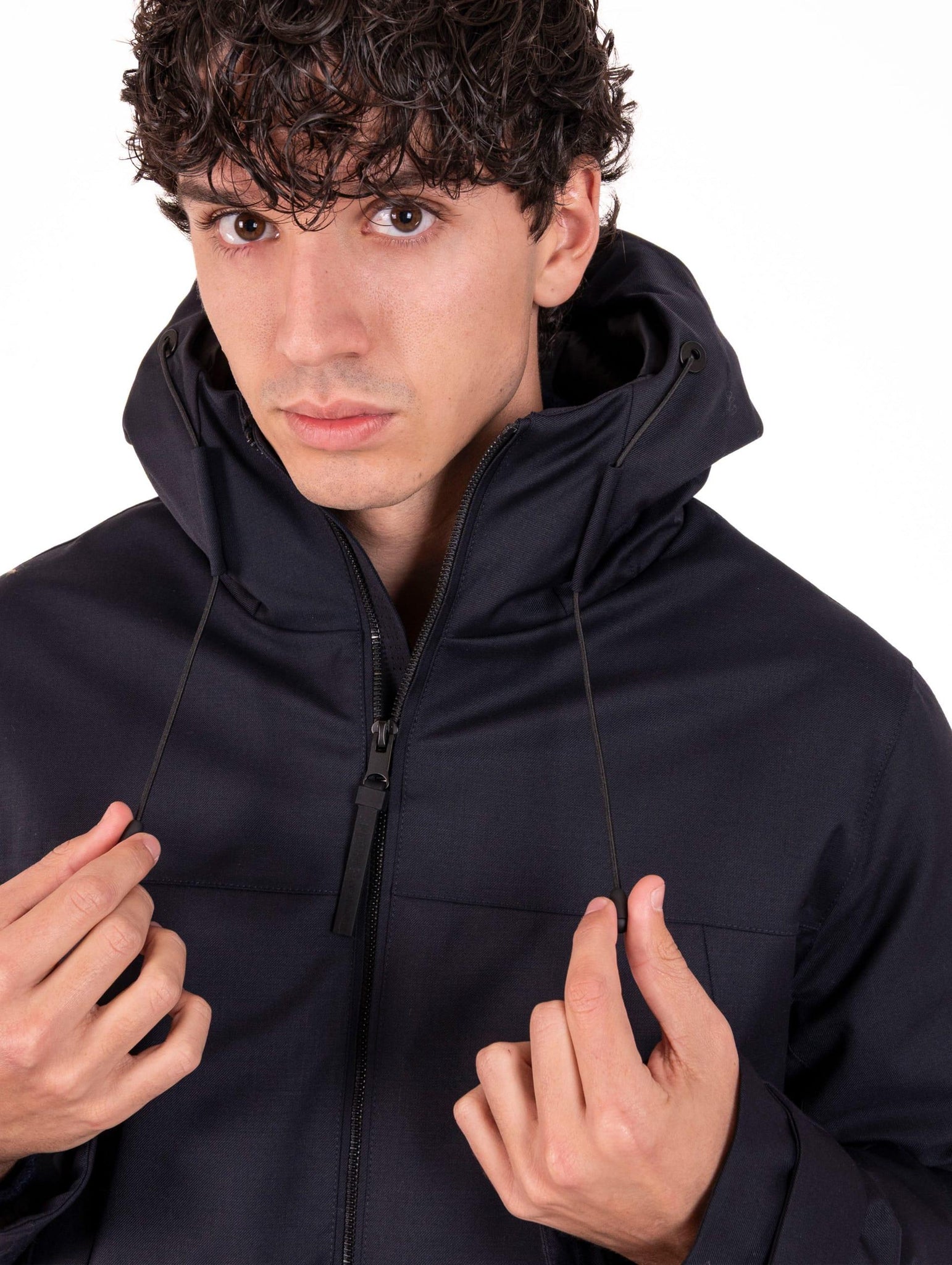 Giubbino Haneda People of Shibuya In Lana Tecnica Navy HANEDAPM947790 People of Shibuya