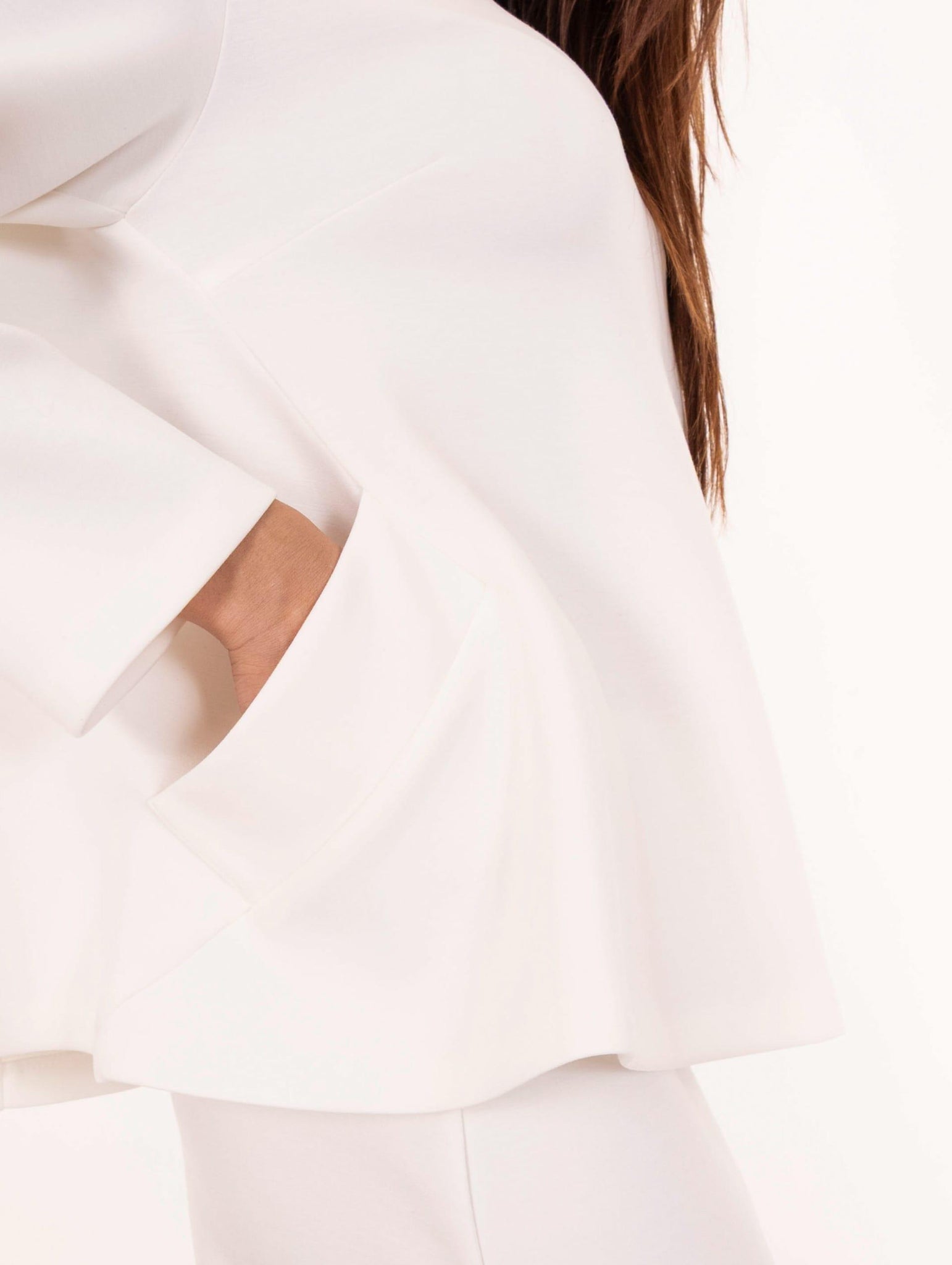 Blusa Meimeij Scuba Panna M5FD06791 Meimeij