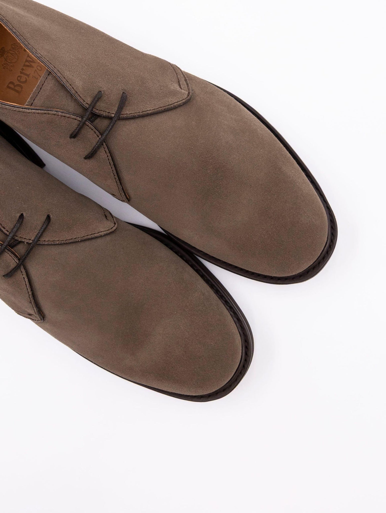 Ankle Boots Berwick 1707 in Suede Marrone 635HO255REPELLOCALFHORN Berwick 1707