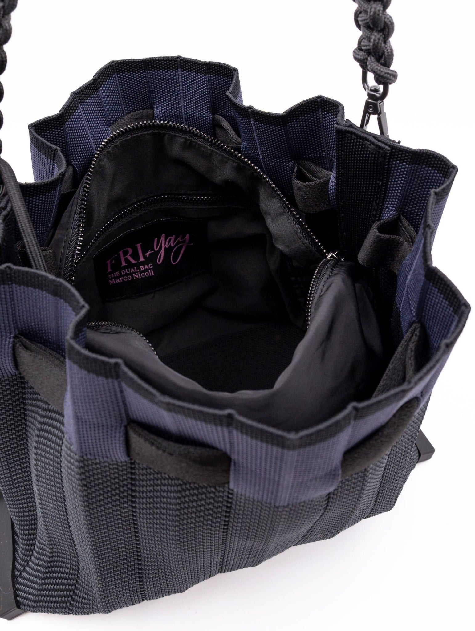 Secchiello Fri-yay in Maglia Blu e Grigio SB_1229MELANGE Fri-Yay