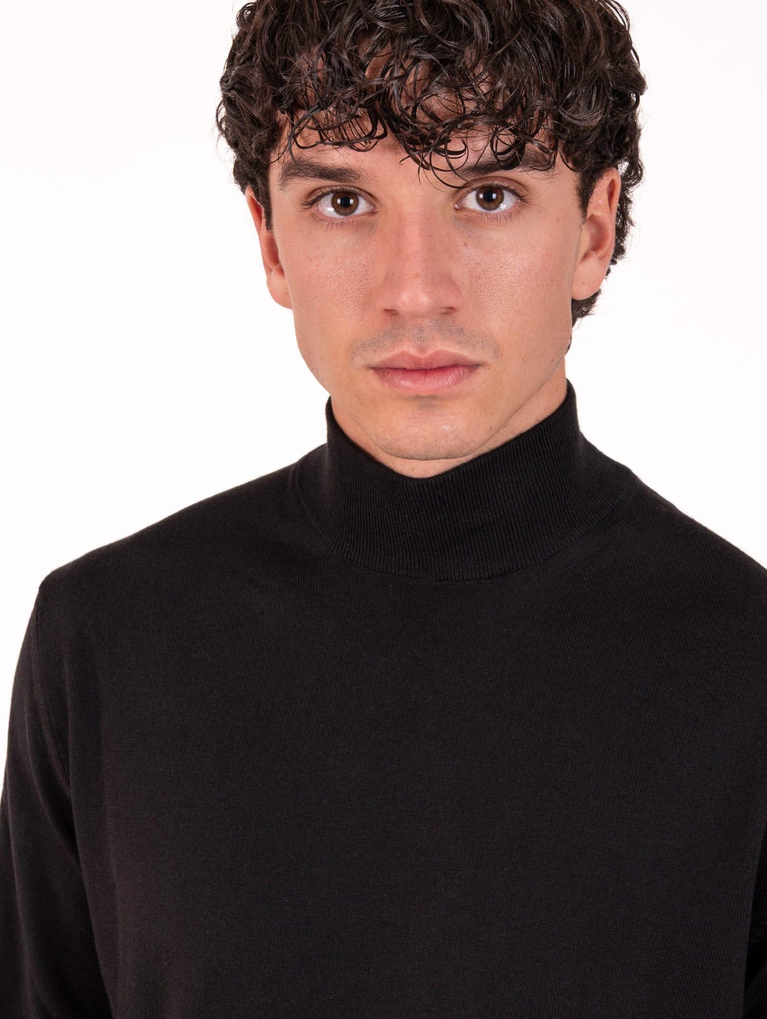 Lupetto Zanieri in Lana Merycash Nero CG-LPU-21018010 Zanieri